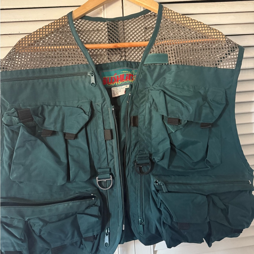Bushline outdoor fly fishing Green Utility Vest